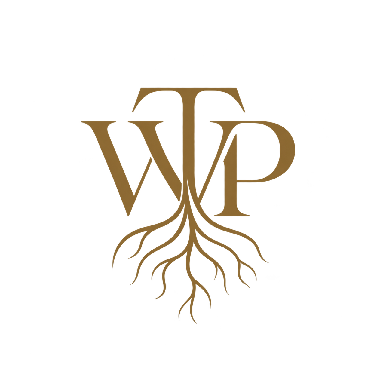 White Truffle Project gold root monogram